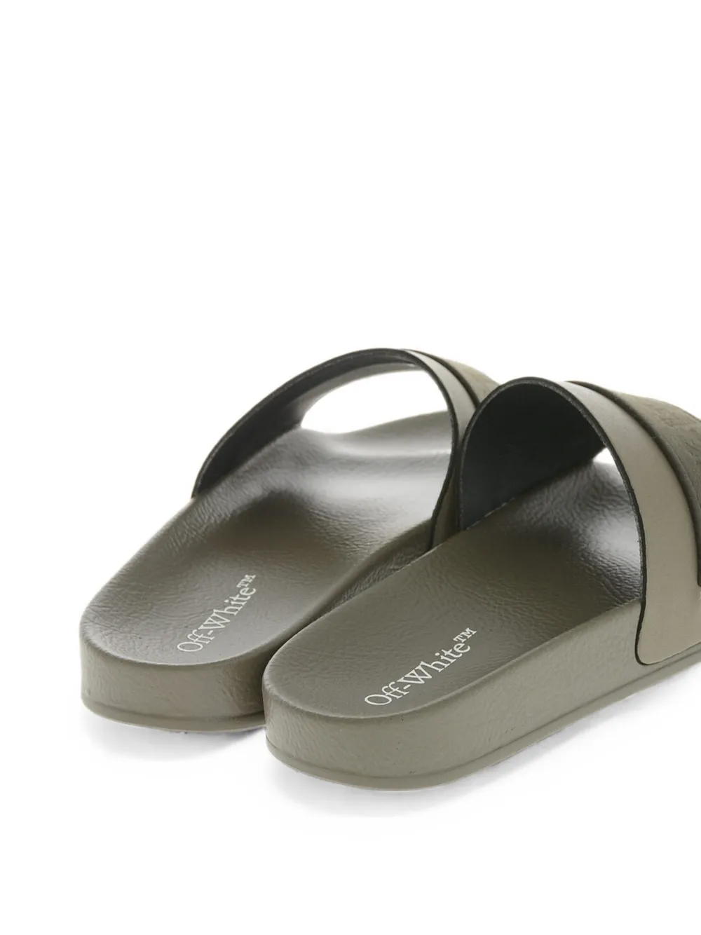Off-White Industrial logo-band sandals Groen