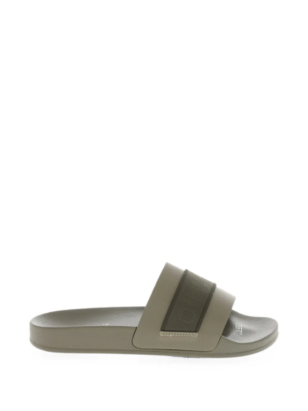 Off-White Industrial logo-band sandals - Grün