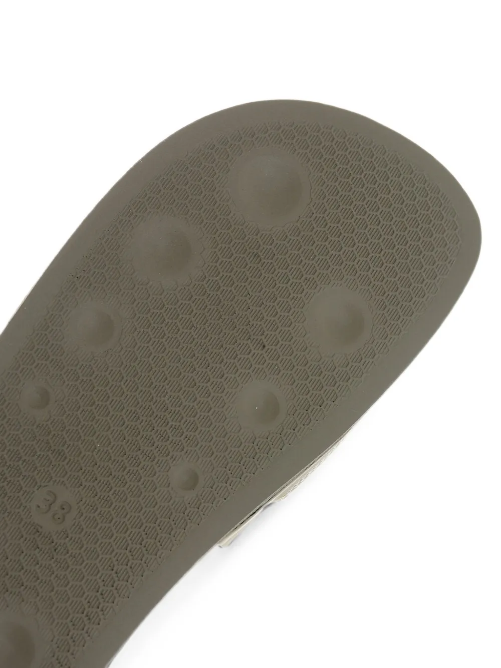 Off-White Industrial logo-band sandals Groen