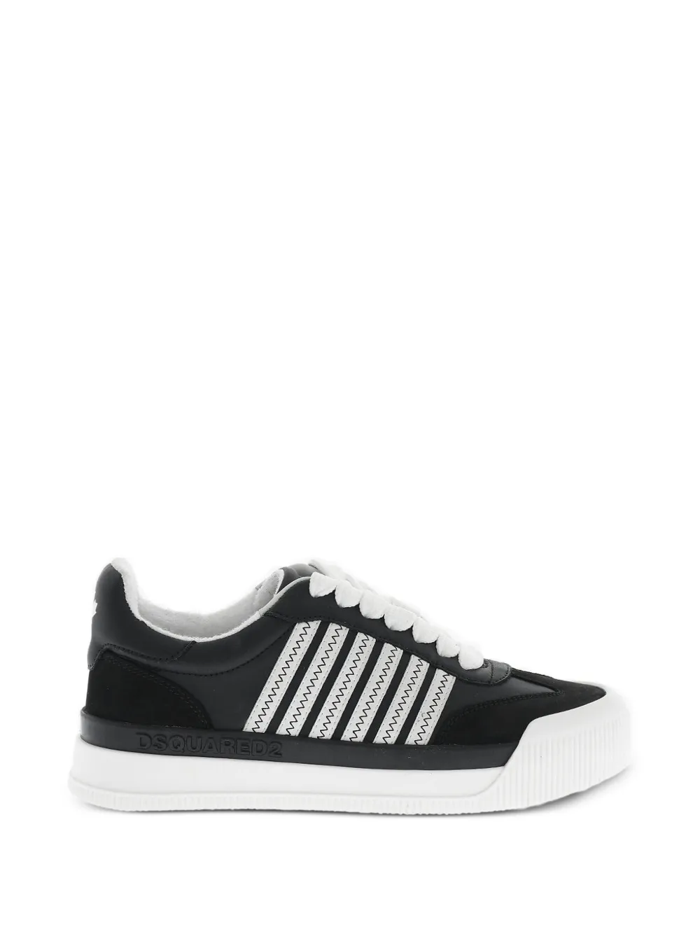DSQUARED2 lace-up leather sneakers Zwart