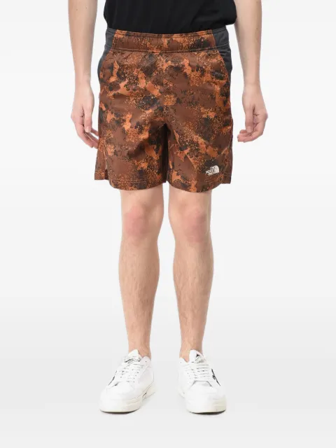 The North Face patterned elasticated-waist shorts