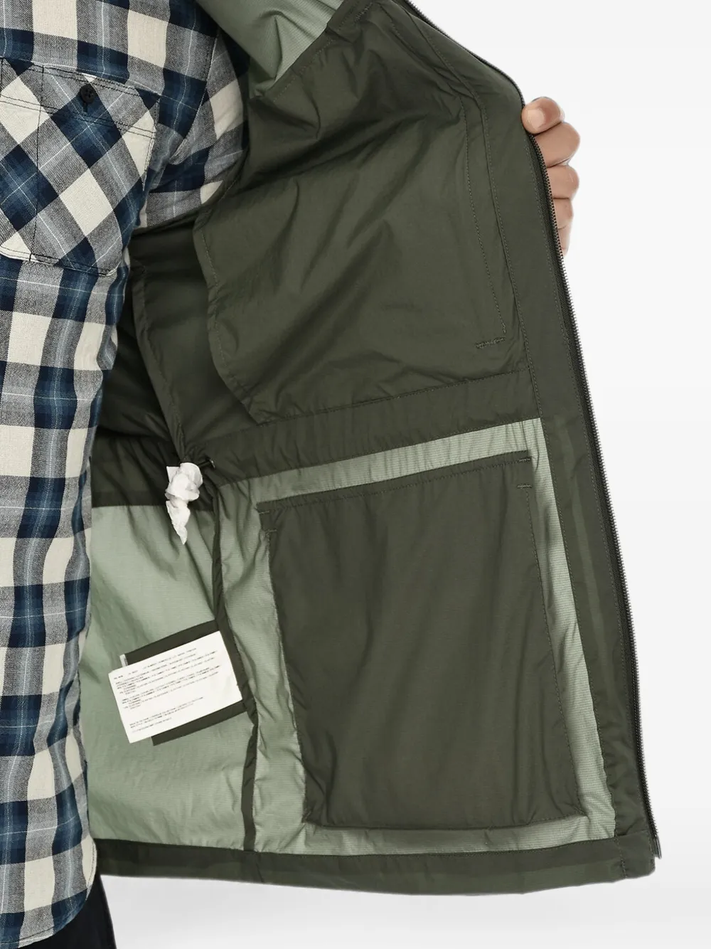Woolrich ripstop utility jacket Groen