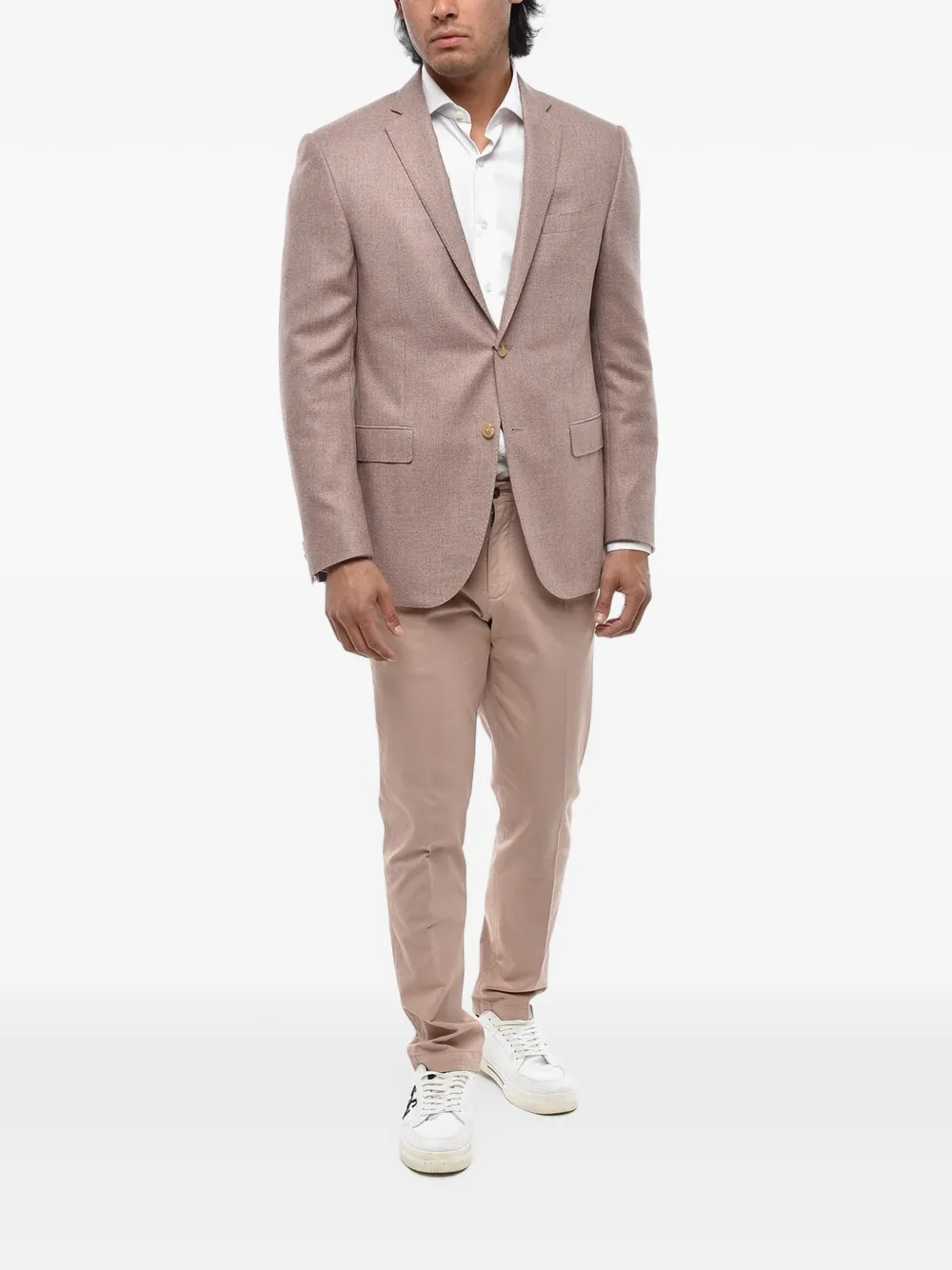 Corneliani Academy flap-pockets blazer Roze