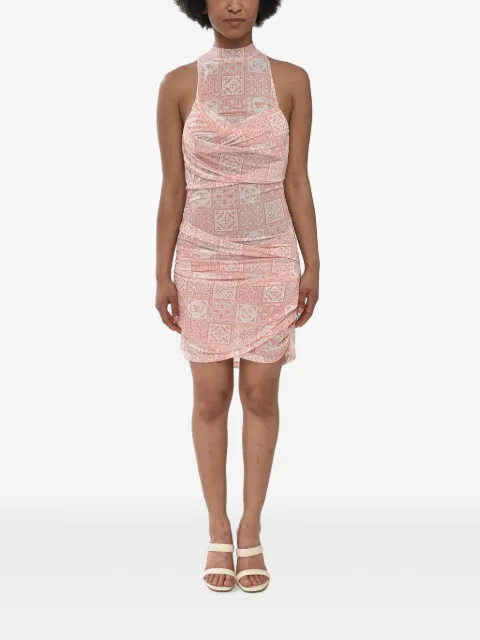 Off-White Maiolica draped mini dress