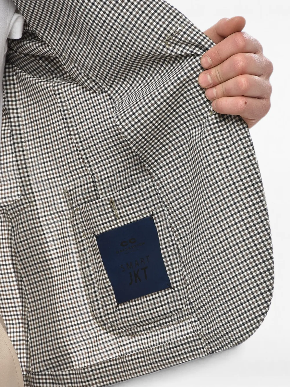 Corneliani Gingham unlined blazer Bruin