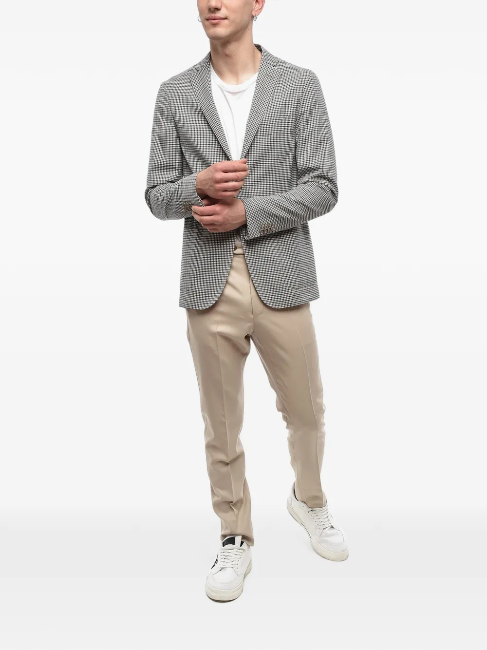 Corneliani Gingham unlined blazer Bruin