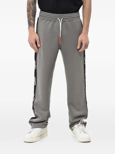 Off-White logo-stripe track trousers