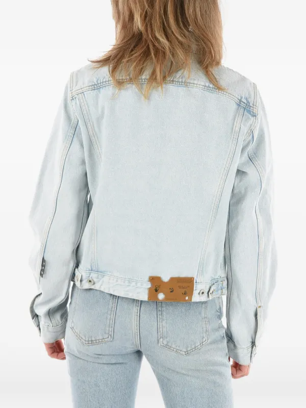 Off-White Meteor デニムジャケット | ブルー | FARFETCH JP