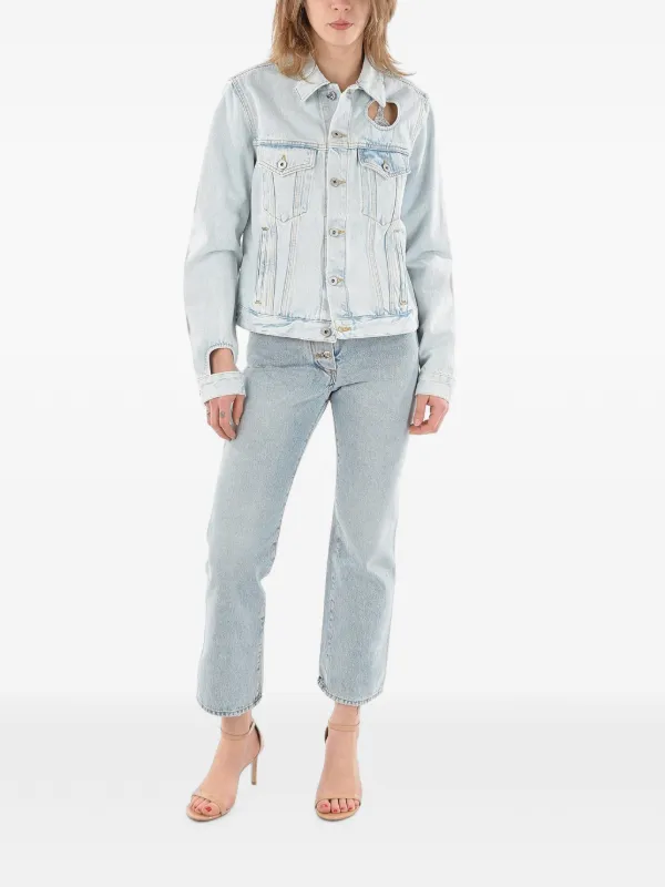 Off-White Meteor デニムジャケット | ブルー | FARFETCH JP