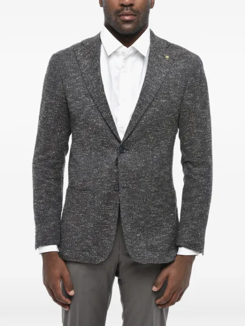 Corneliani bouclé-texture blazer