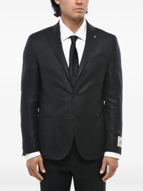 Corneliani single-breasted notched-lapels blazer
