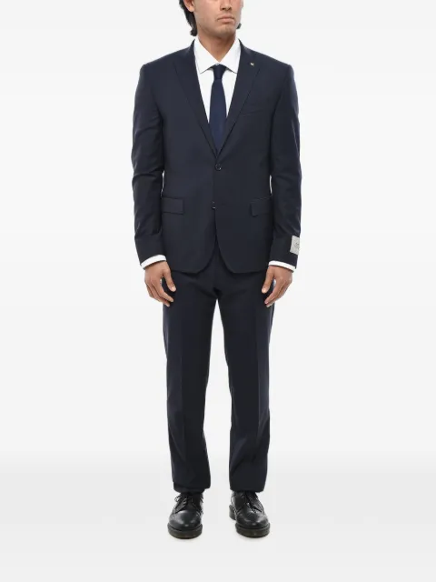 Corneliani single-breasted virgin wool suit