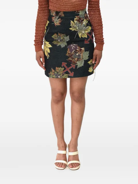 Off-White Arrow Crossjacquard mini skirt