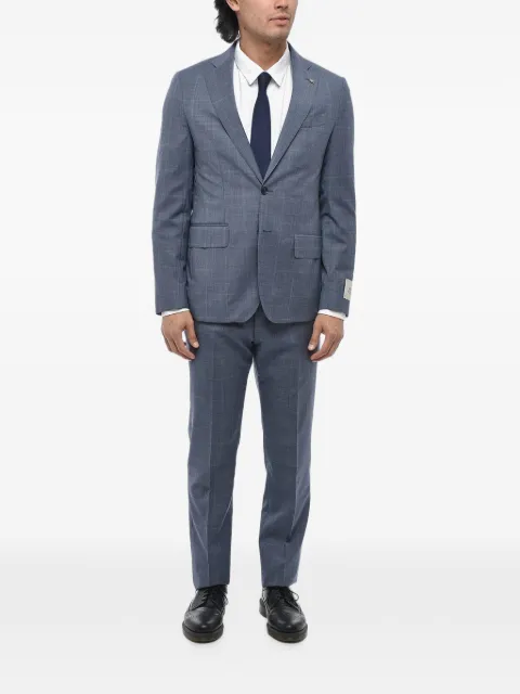 Corneliani District Check single-breasted suit