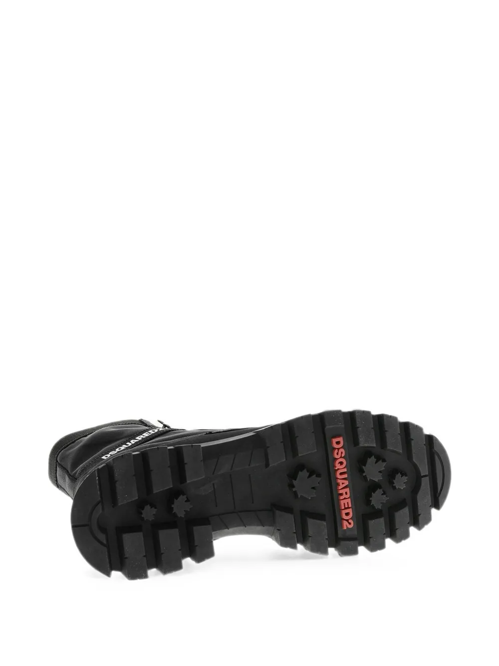 DSQUARED2 lace-up logo boots Zwart