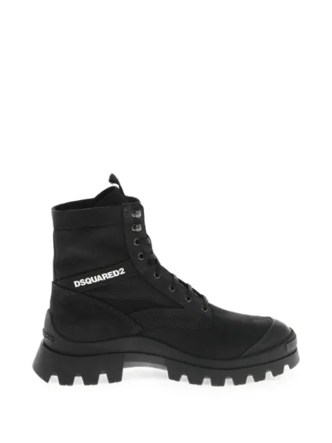 DSQUARED2 lace-up logo boots