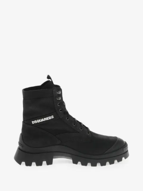 DSQUARED2 lace-up logo boots
