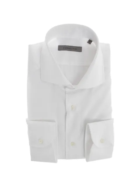 Corneliani French-collar oxford shirt