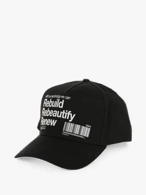 DSQUARED2 gorra con eslogan estampado