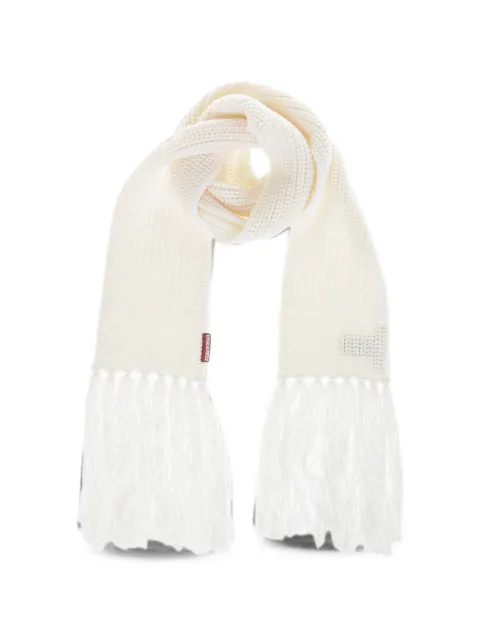 DSQUARED2 fringed-hem chunky-knit scarf