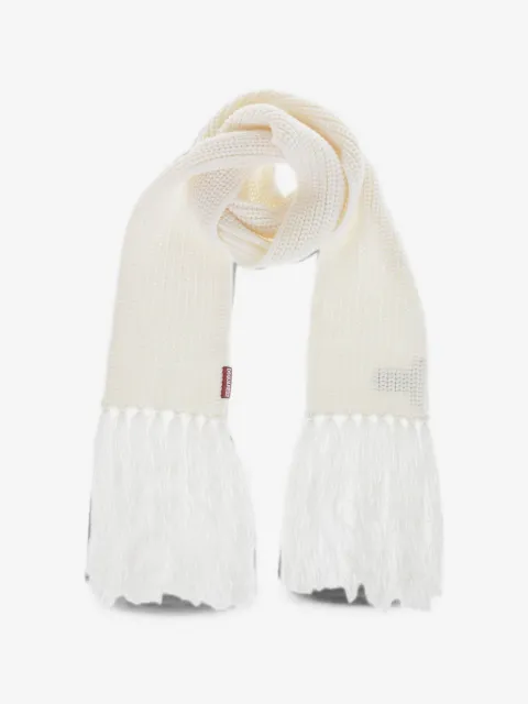 DSQUARED2 bufanda de punto grueso con dobladillo de flecos