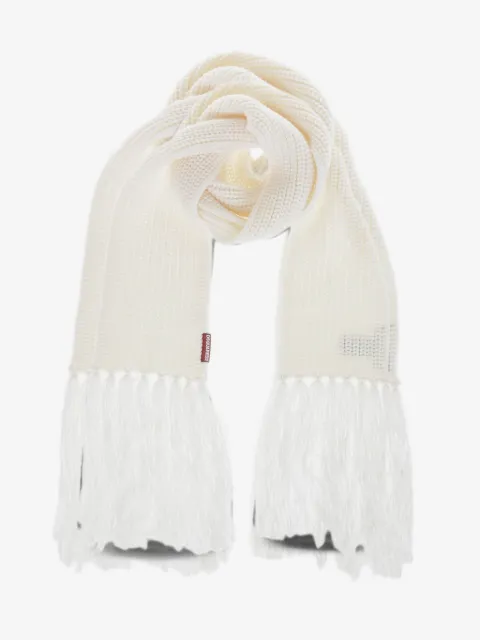 DSQUARED2 fringed-hem chunky-knit scarf