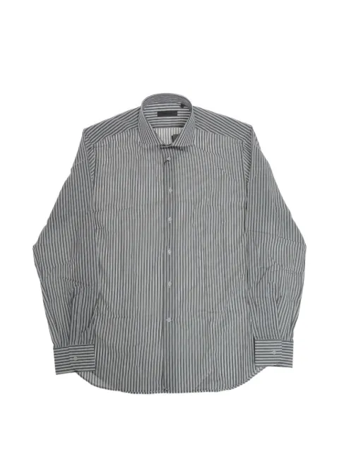 Corneliani striped cotton shirt