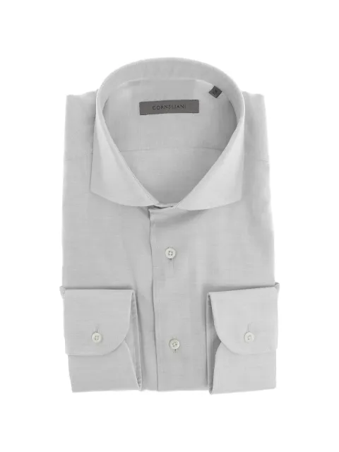 Corneliani French-collar long-sleeve shirt