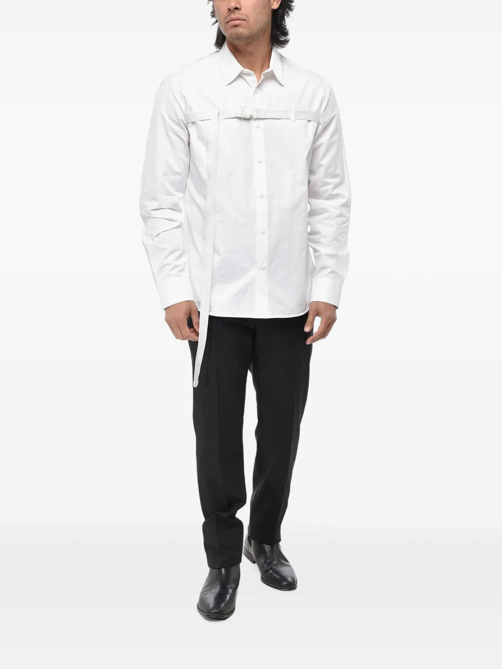 Off-White قميص بوبلين بزينة مشبك | Image 2