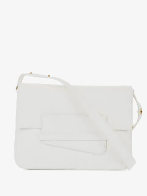 Il Bisonte hammered-leather shoulder bag