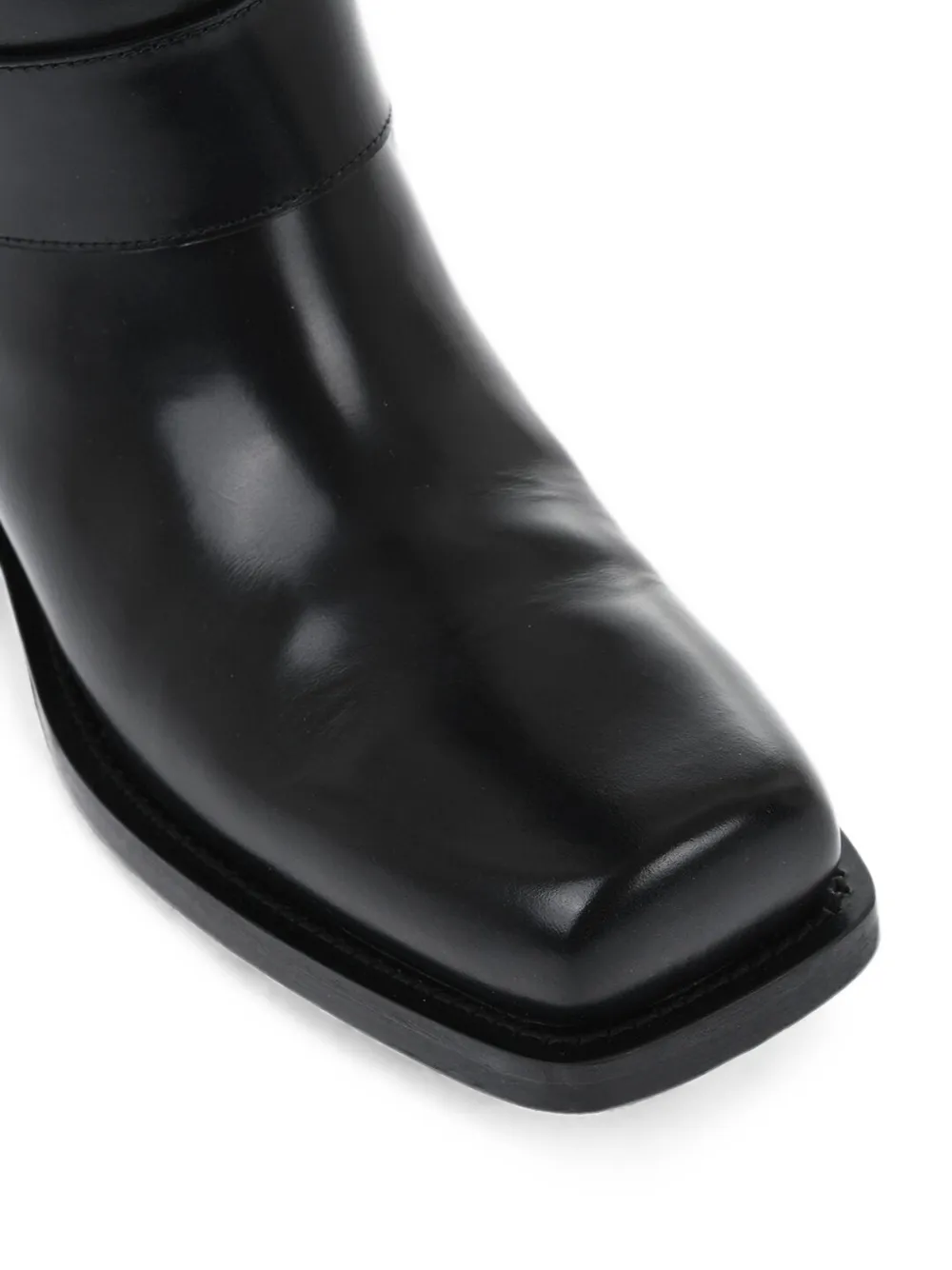 Valentino Garavani Rockstud harness boots Zwart