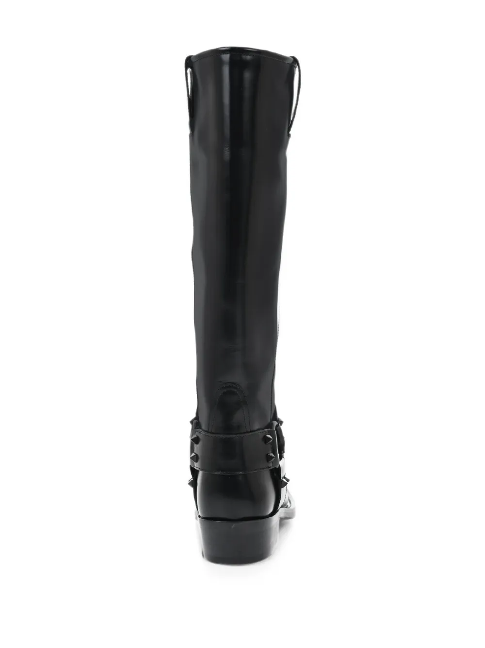 Valentino Garavani Rockstud harness boots Zwart