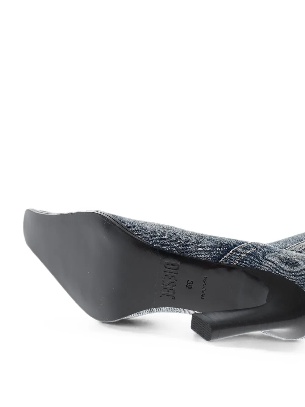 Diesel pointed-toe D-ALLAS boots Blauw