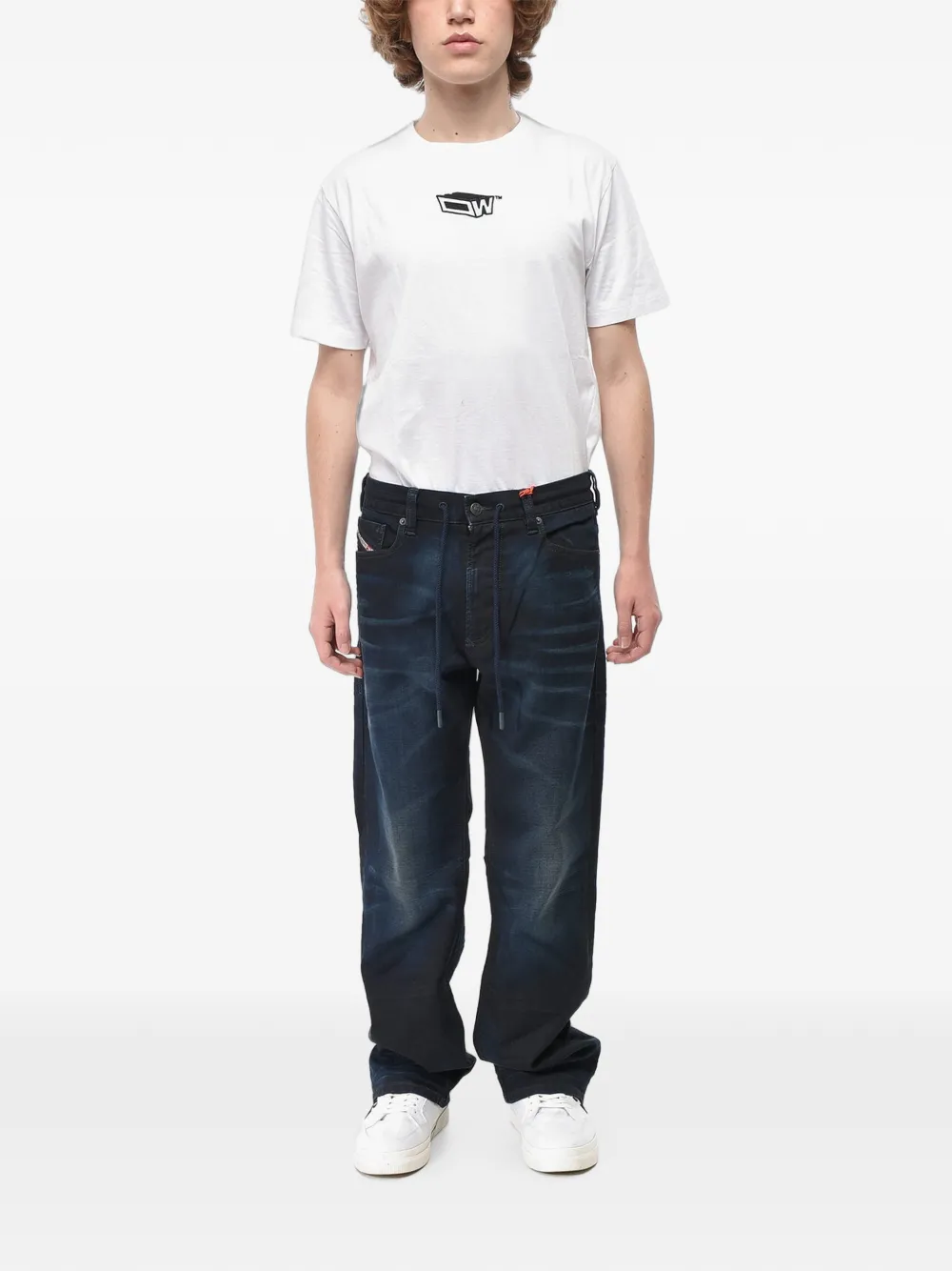 Diesel Jogg Jeans 2040 D-Damage jeans Blauw
