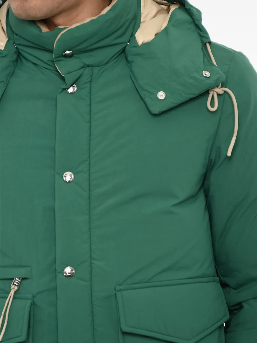 Woolrich Aleutian quilted jacket Groen