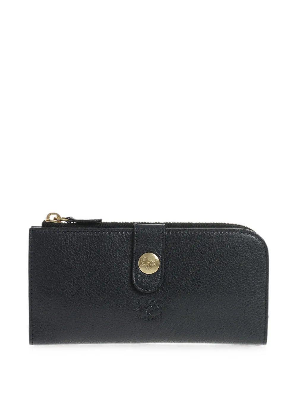 Il Bisonte hammered leather wallet - Blau