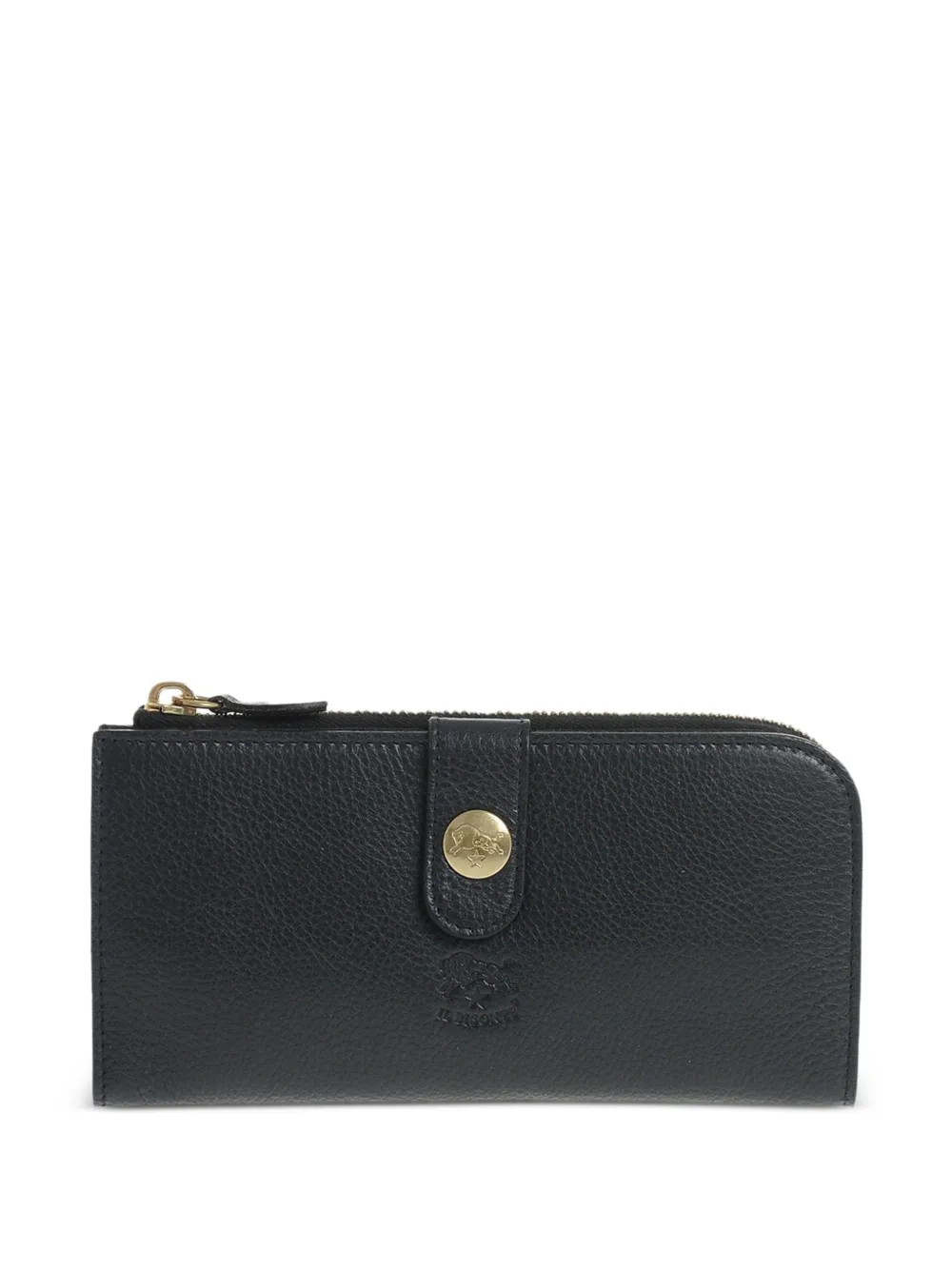 Il Bisonte hammered leather wallet - Blau