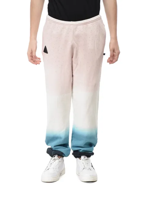 Off-White rhinestone-embellished degradé track pants