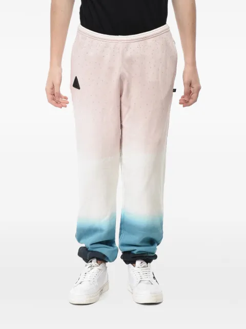 Off-White rhinestone-embellished degradé track pants