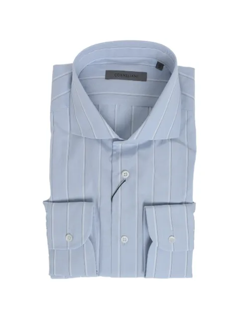 Corneliani striped cotton shirt