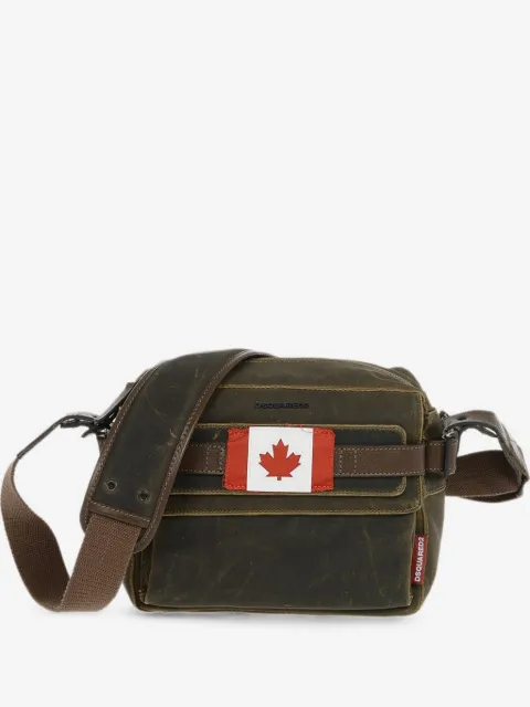 DSQUARED2 Flag logo-patch shoulder bag