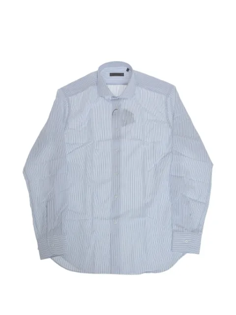 Corneliani striped long-sleeve shirt