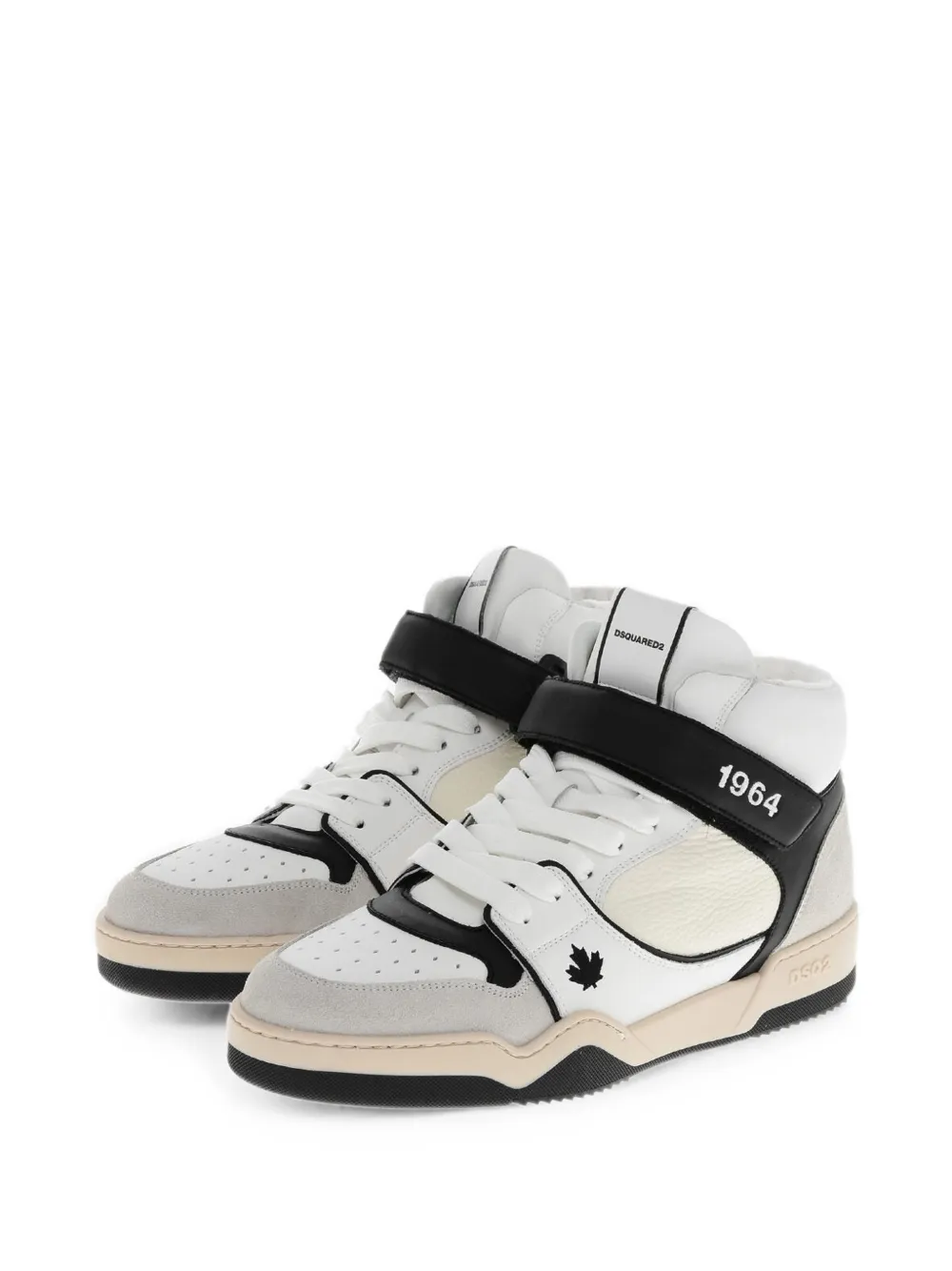 DSQUARED2 Spiker sneakers Wit