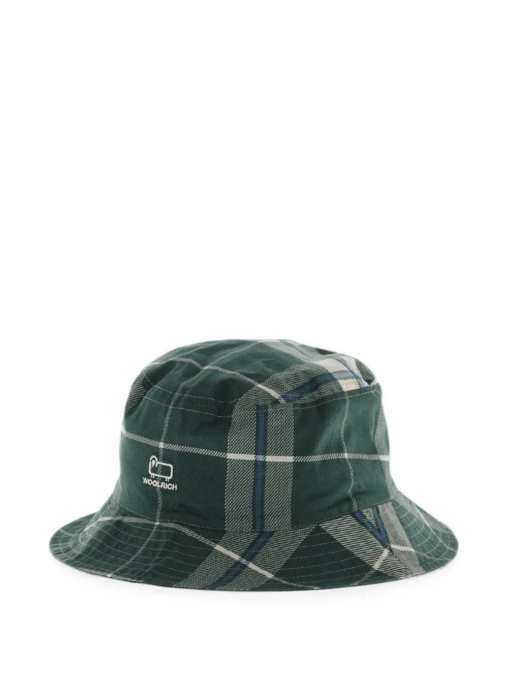 Woolrich reversible plaid-print bucket hat - Grün