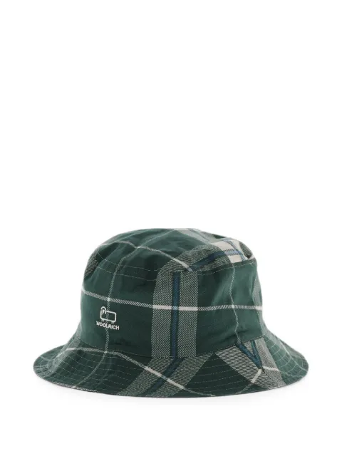 Woolrich reversible plaid-print bucket hat