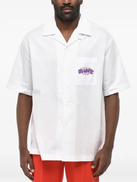 Off-White logo-print Sketch Arrow shirt