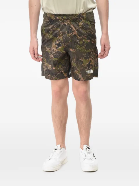 The North Face patterned elasticated shorts