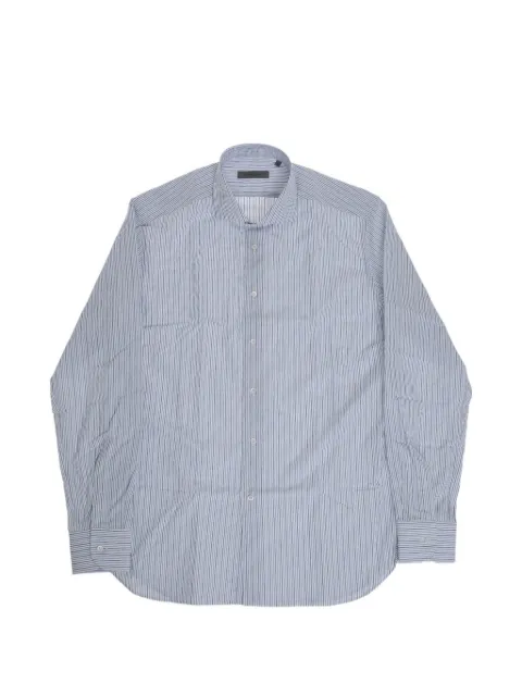 Corneliani French-collar striped shirt