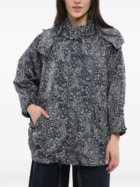 Woolrich paisley-print batwing-sleeve jacket