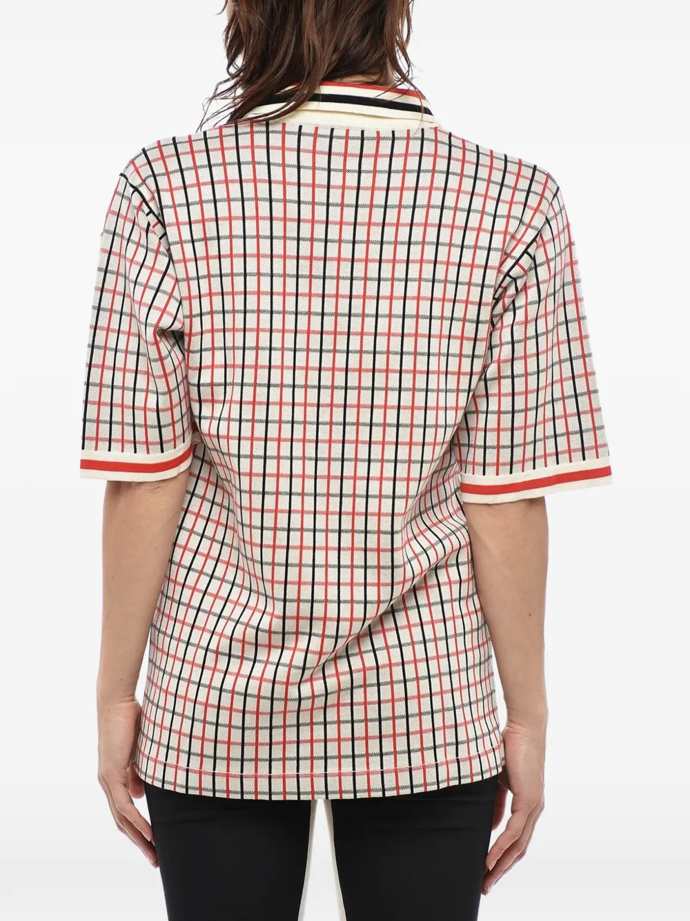 Stella McCartney Geruite blouse Beige